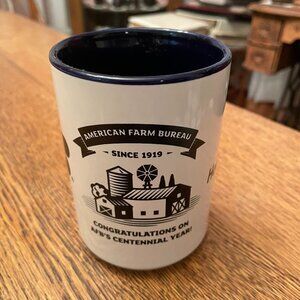 American Farm Bureau Centennial Commemorative Coffee Cup Mug by M Ware